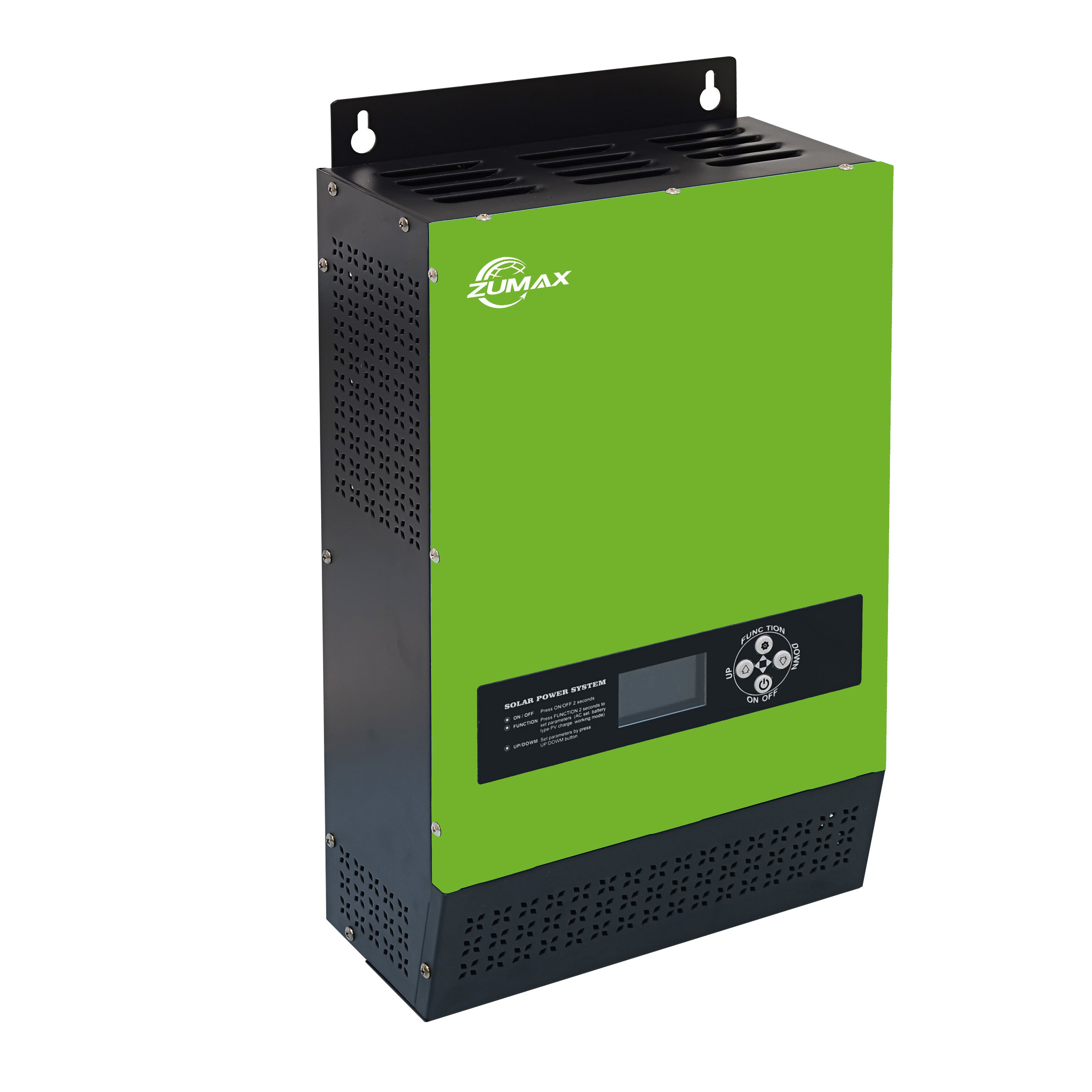 Zuamx 1KW 2KW 3KW 4KW 6KW pure sine wave inverter 48v hybrid solar inverter for 120vac and 240v