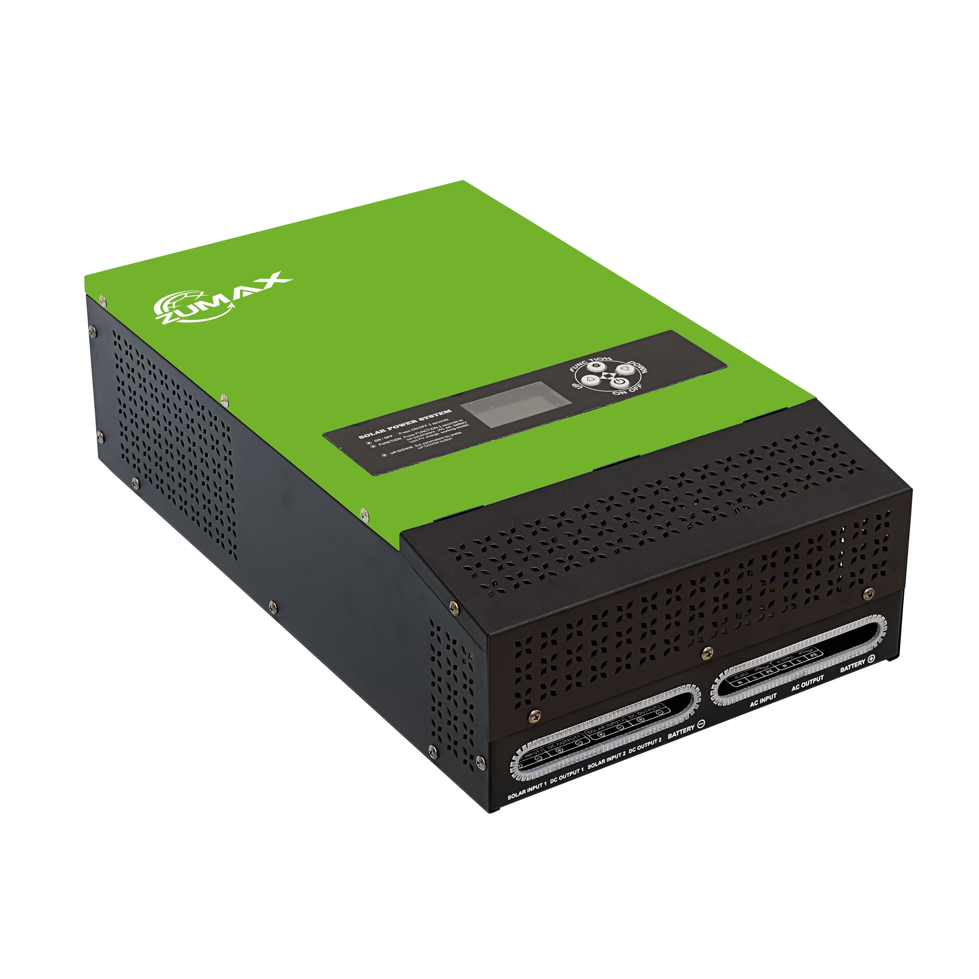 Zuamx 1KW 2KW 3KW 4KW 6KW pure sine wave inverter 48v hybrid solar inverter for 120vac and 240v