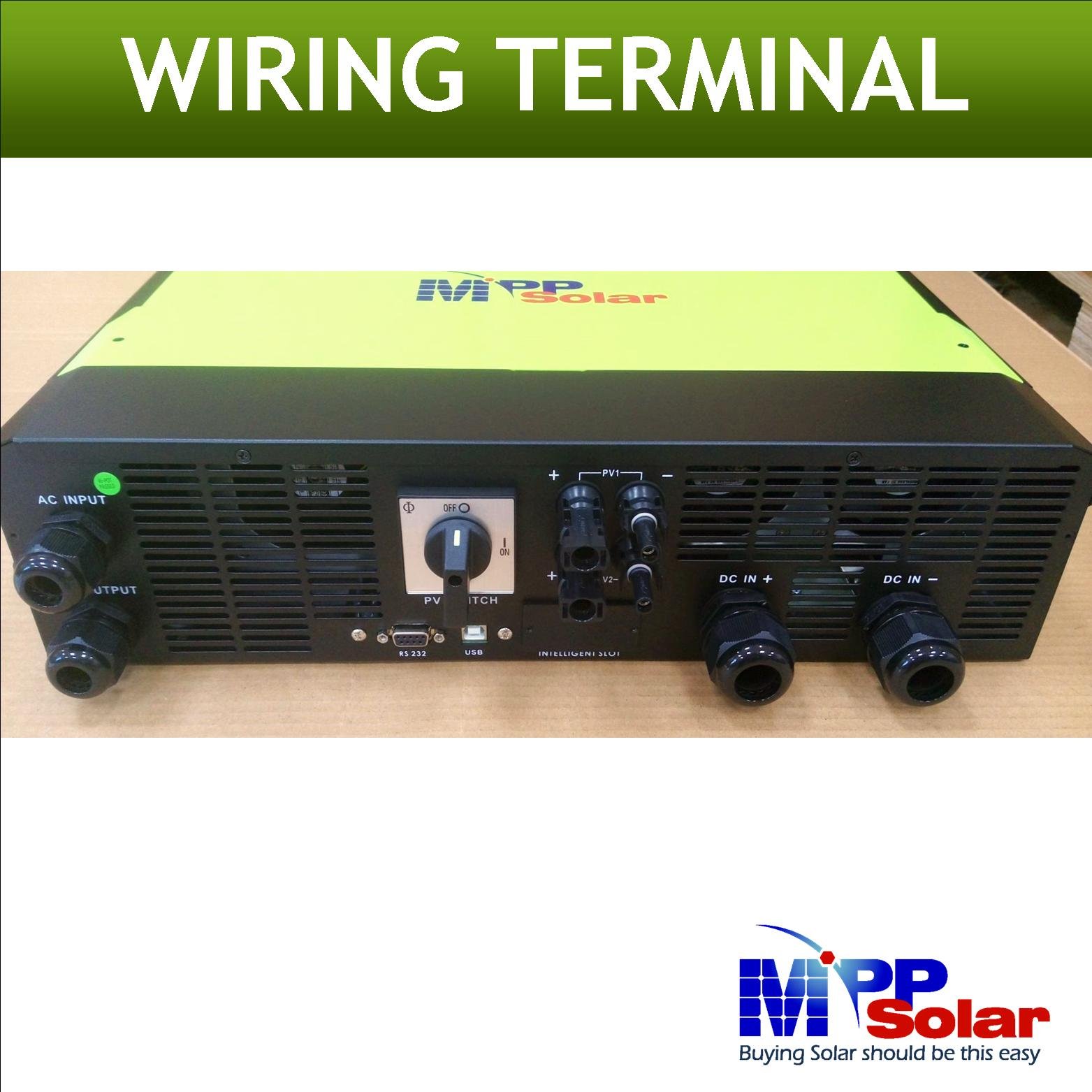 MPI5.5kw MPP Solar 5500w 230vac 48v Hybrid solar inverter 2 mppt solar charger 500vdc high PV VDE4105 G99 certified