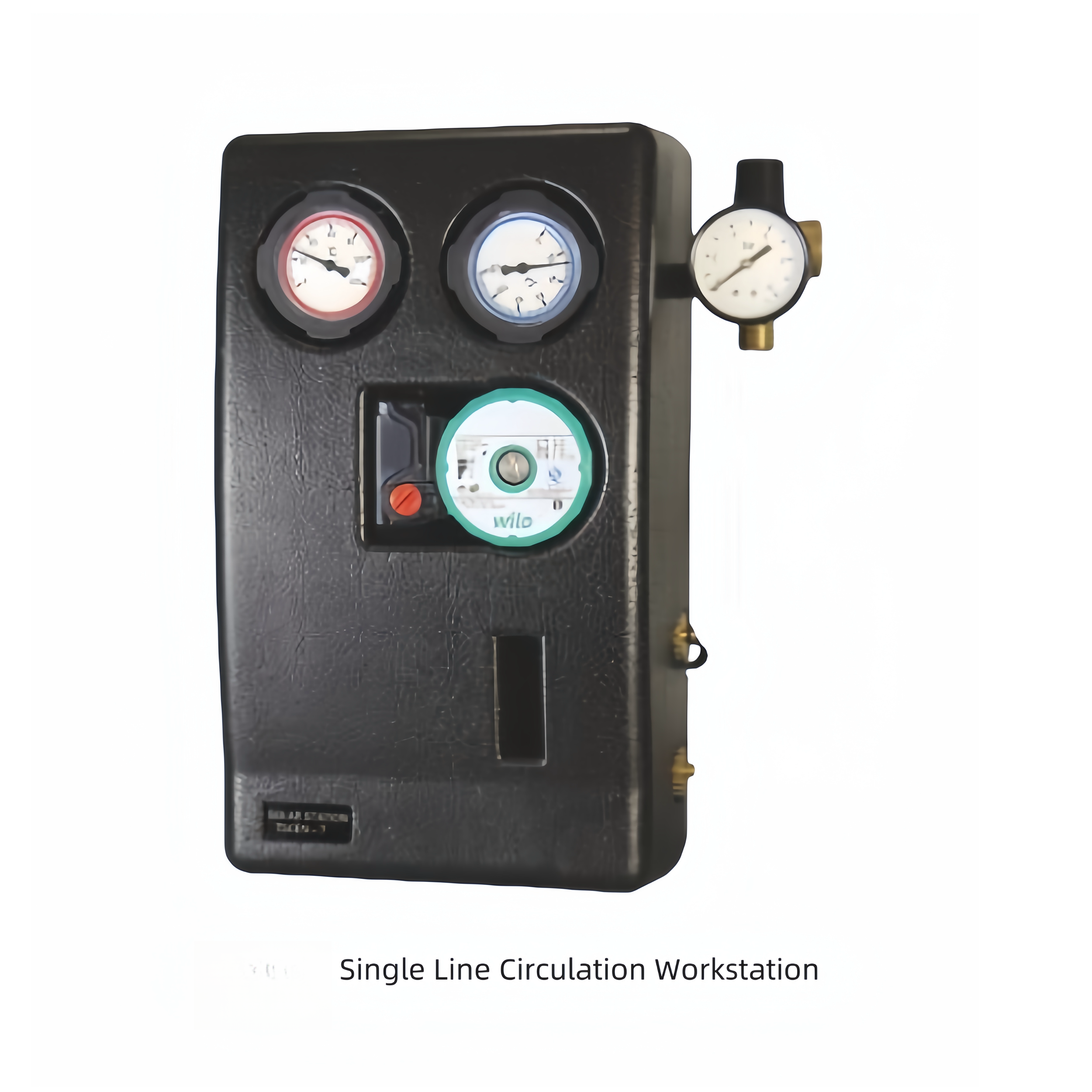 Solar pumping station single pipeline circulation split solar workstation