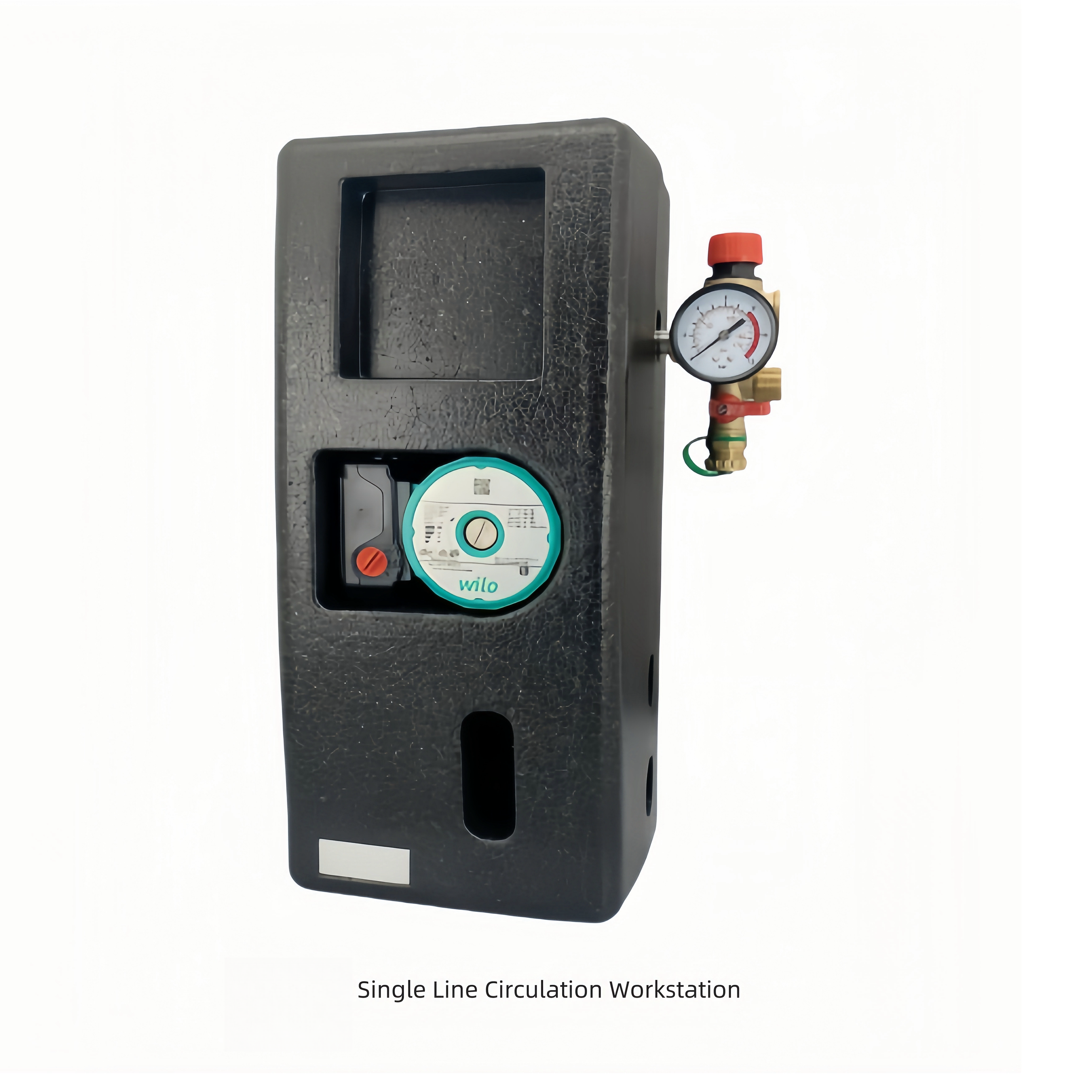 Solar pumping station single pipeline circulation split solar workstation