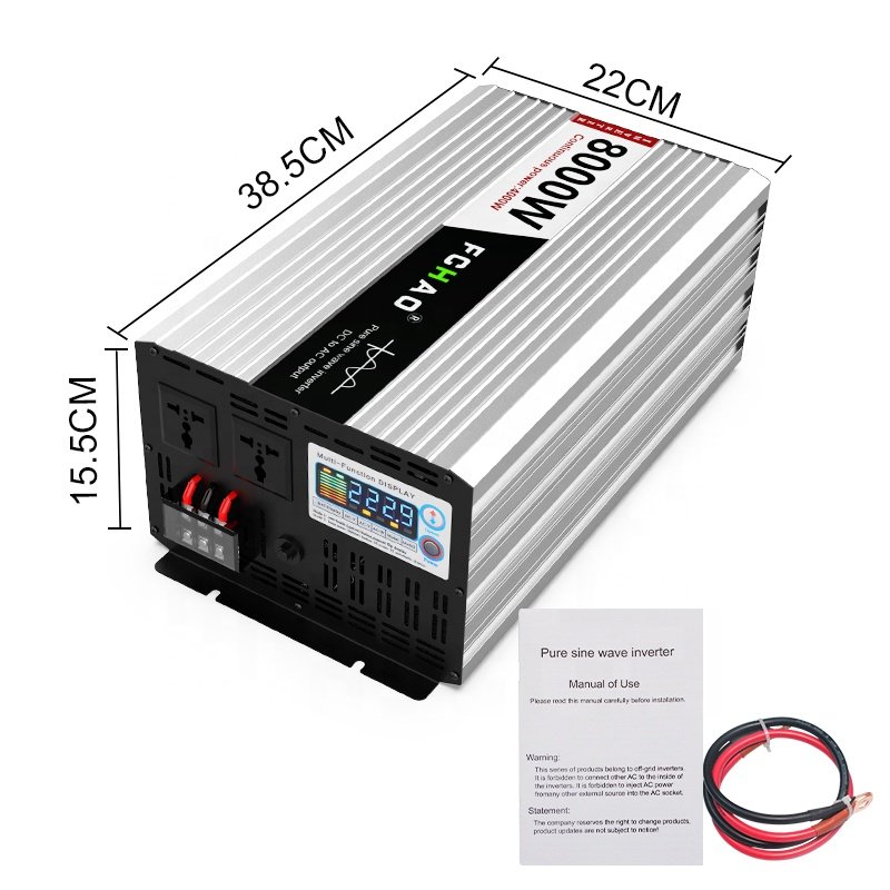 FCHAO Inverter Solar Power System invertor Invert Inversor 4000W Power Inverter With Multi Protections CE RoHS Certification