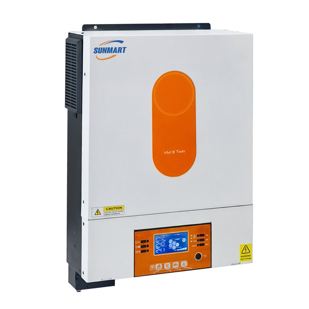 VMIII TWIN 6KW voltronic board solar hybrid inverter built in 48V120A MPPT with dual output solar inverter