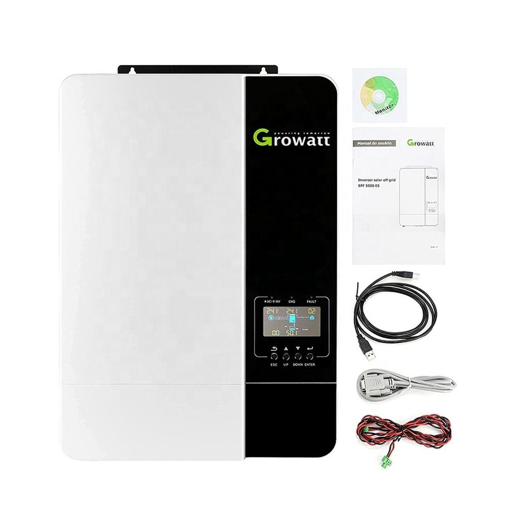 Growatt 5KW Off Grid Hybrid Inverter 3KW 5KW 6KW Solar Power Inverter Off Grid Growatt Hybrid Inverter