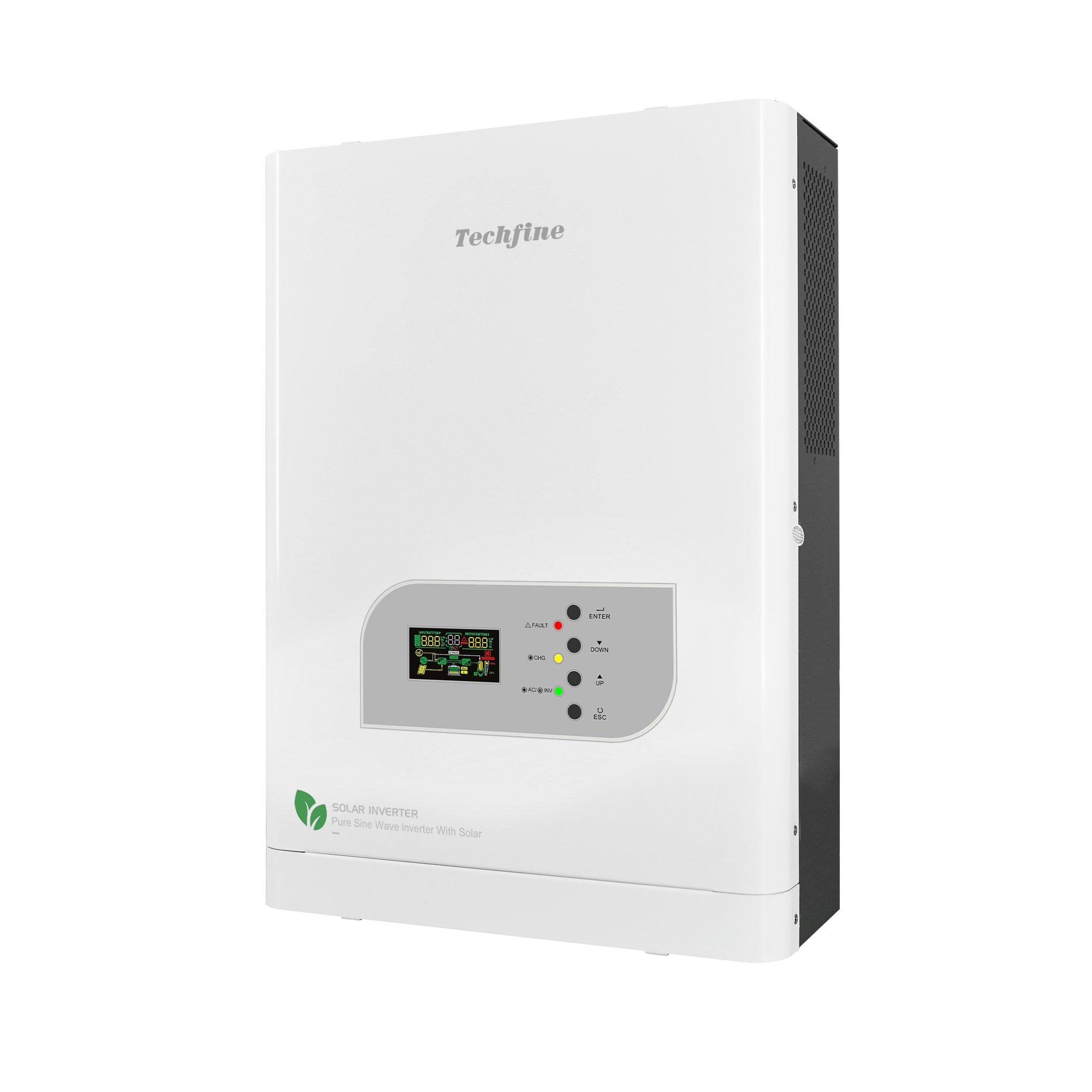 LCD Display 2000W With Limiter Sensor Solar Inverter Off Grid PV Grid Tie Inversor 220V 50/60Hz Output