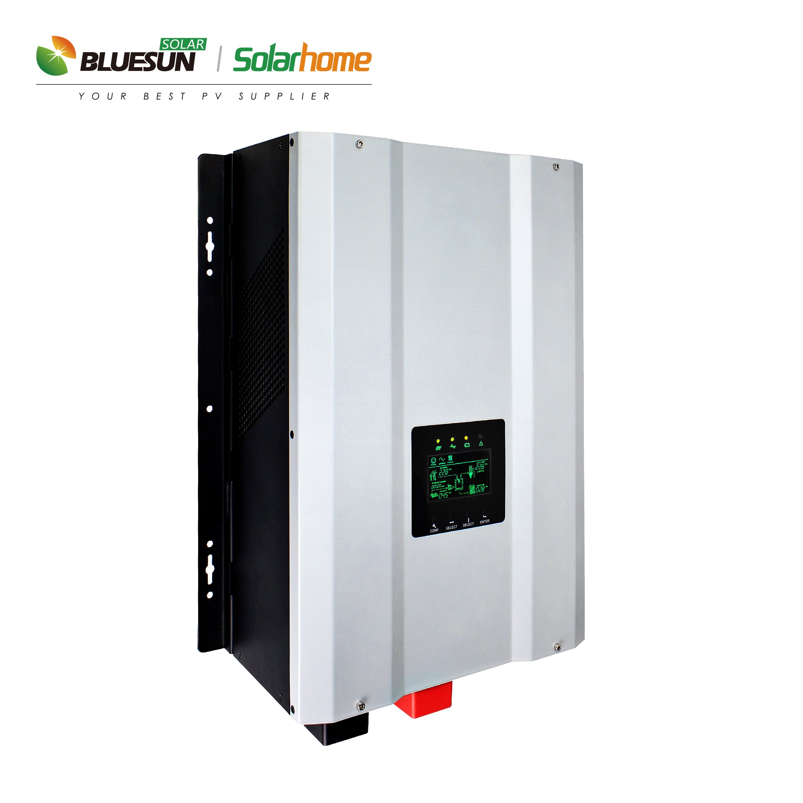 High quality hybrid solar inverter 10kw with MPPT charger for solar inverter solar power system use
