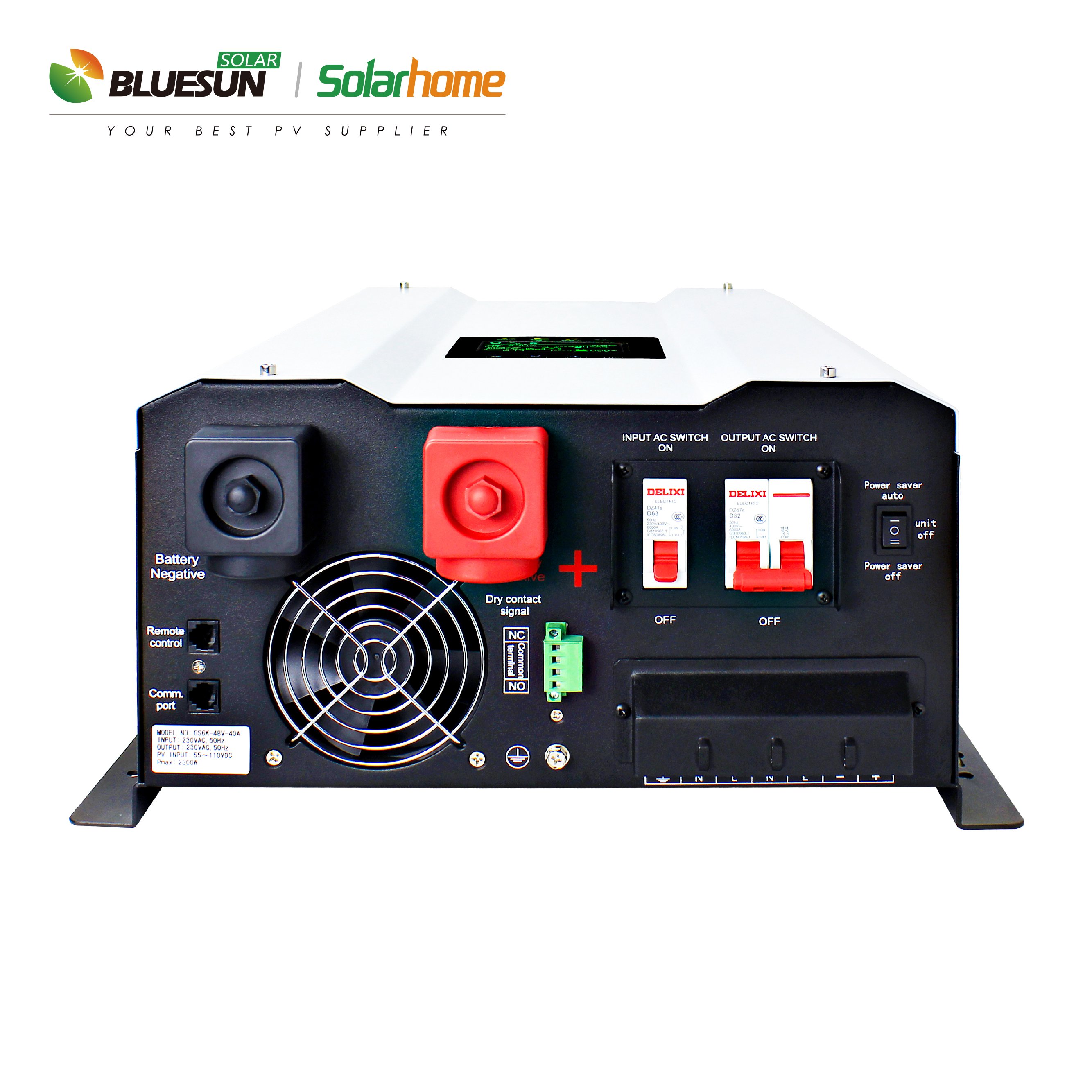 High quality hybrid solar inverter 10kw with MPPT charger for solar inverter solar power system use