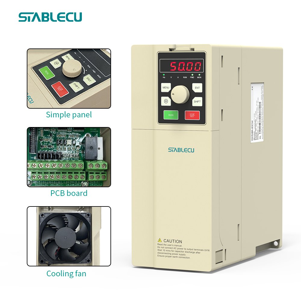 5.5KW Frequency Converter Inverter 220V 7.5KW 10HP VFD 3 Phase AC Motor Speed Controller AC Drives VFD