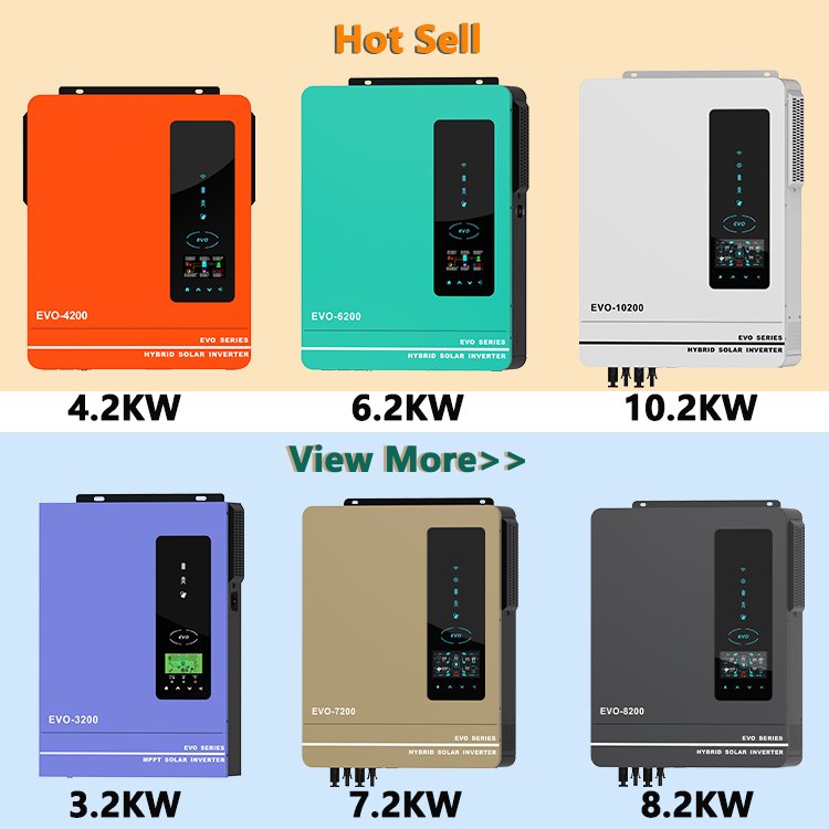 Anern 5kw 10kw hybrid solar inverter warehouse for sale