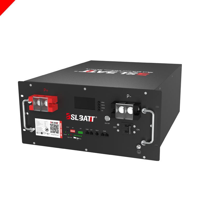 BSLBATT rackmount 5.12kw 48v 200ah lifepo4 solar battery 10kwh power