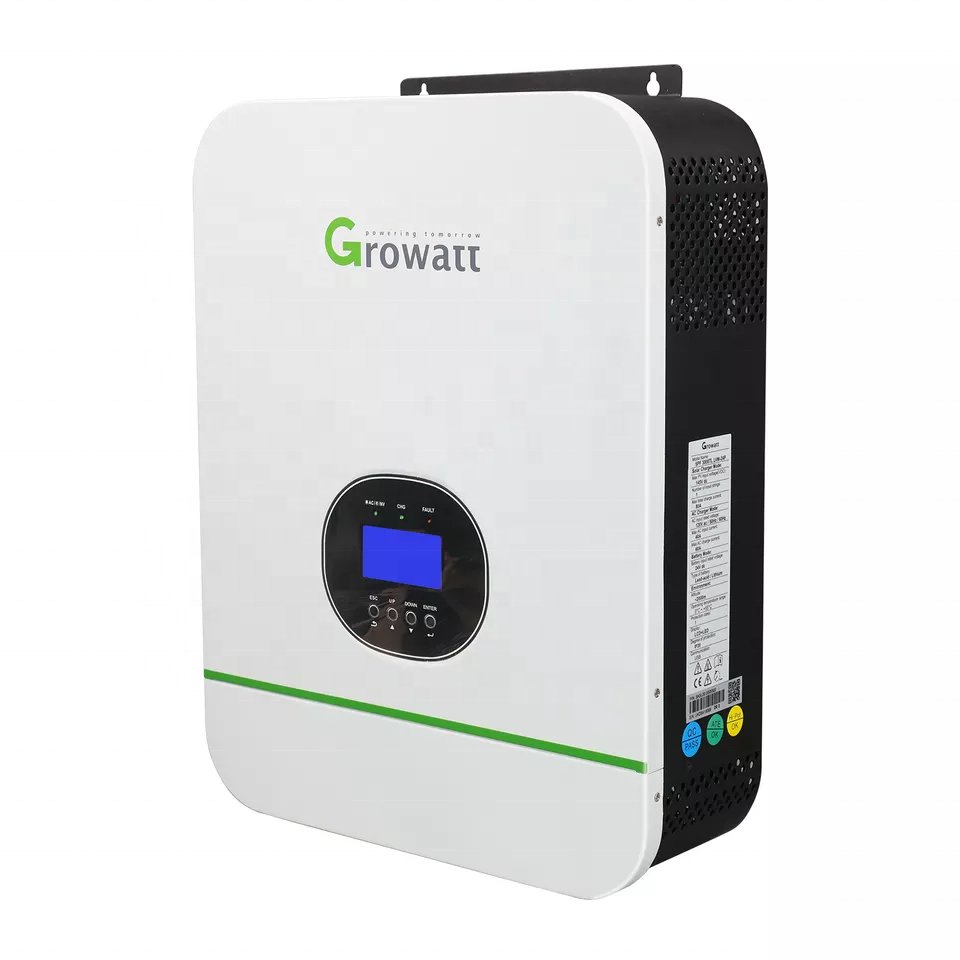 48V 3000W 80A MPPT 3KW 5KW Pure Sine Wave Off Grid Growatt Solar Inverter