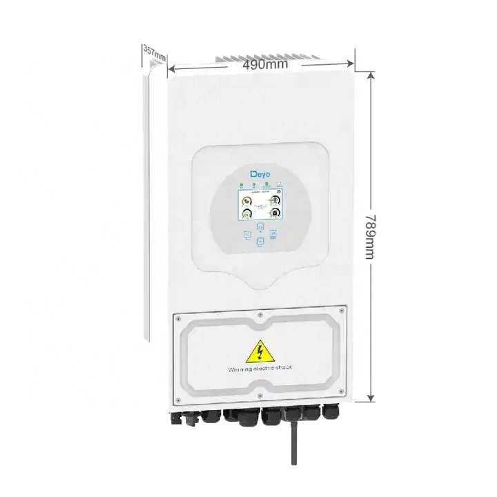 EU stock solar inverter Deye single Phase Hybrid Solar Inverter 5KW 6kW 8KW SUN-8K-SG01LP1-EU off gird on gird wifi inverter