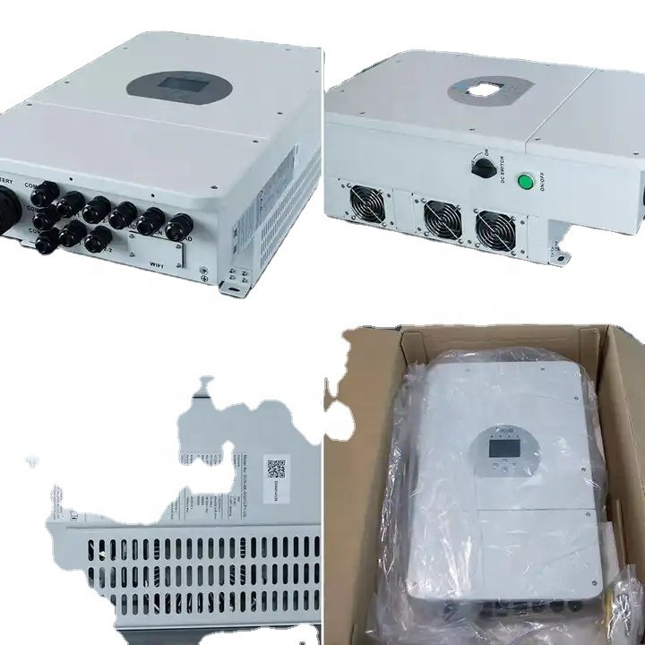 EU stock solar inverter Deye single Phase Hybrid Solar Inverter 5KW 6kW 8KW SUN-8K-SG01LP1-EU off gird on gird wifi inverter