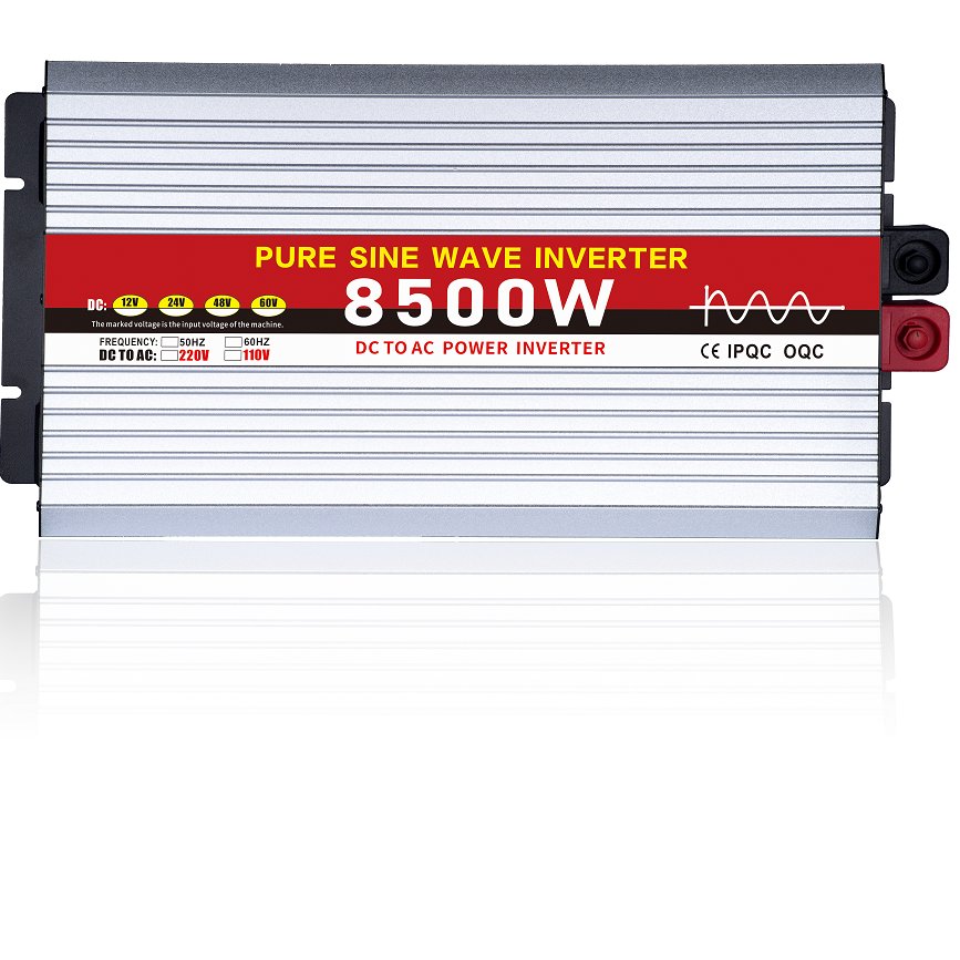 Factory high quality 8500W solar power inverter with OEM Socket type charge controller pure sine wave solar inverter