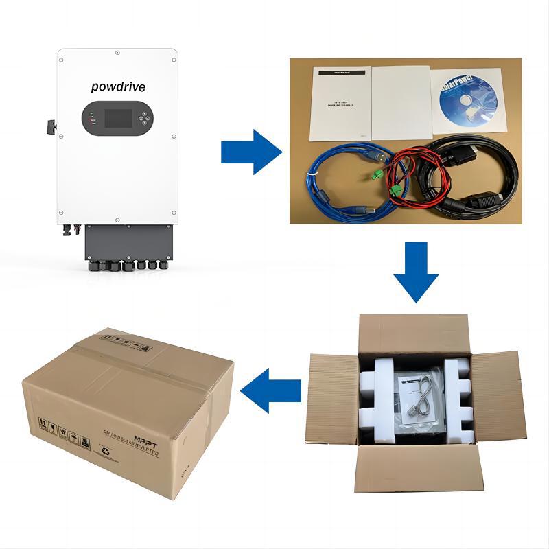 PD0060G-SPM-EU 6KW Solar Energy Battery Inverter Single Phase Hybrid Solar Inverter For Solar System