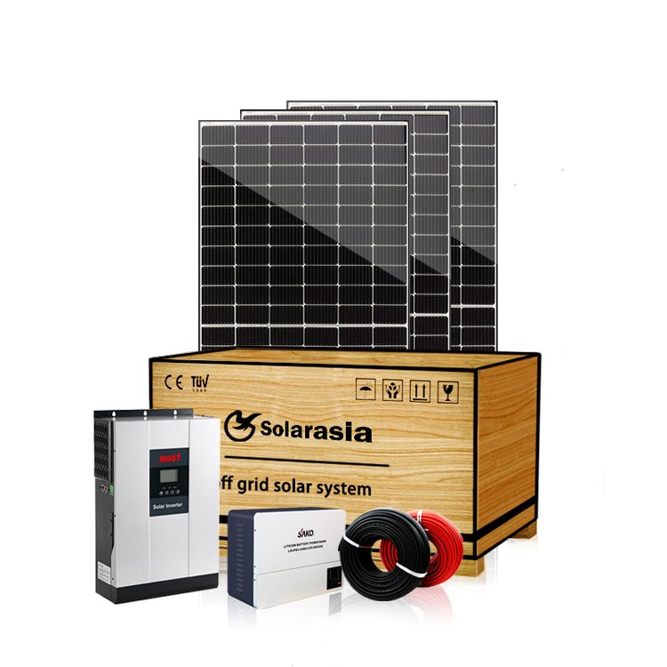 Solarasia 3KW 5KW 10KW On Grid Off Grid Solar Power System Generator Easy Installation Storage Energy