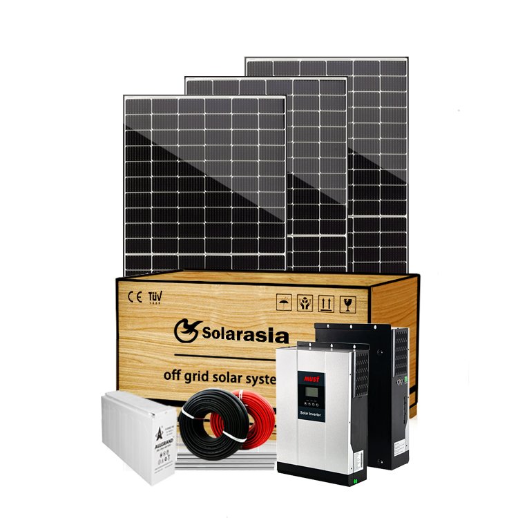 Solarasia 3KW 5KW 10KW On Grid Off Grid Solar Power System Generator Easy Installation Storage Energy