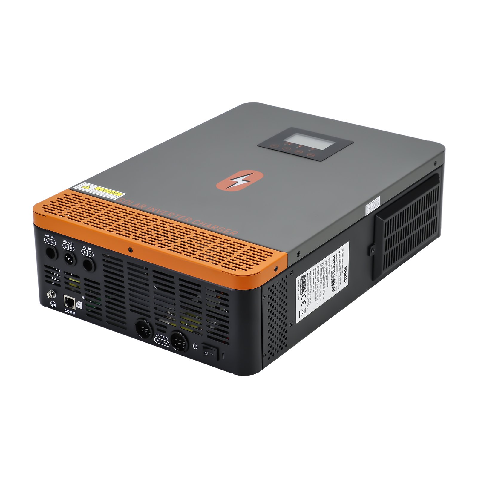PowMr New 2KW 12V 3.2KW 24V Solar Inverter Charger AC Charging Current 80A Output Voltage 230V Solar Inverter