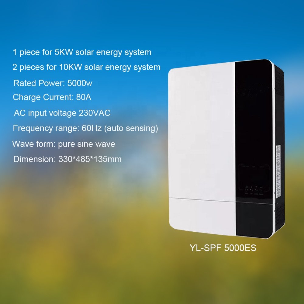Hot Sale Multifunctional Solar PV Energy System Smart Off-grid Power Inverter Pure Sine Wave Hybrid Solar Inverter in Stock