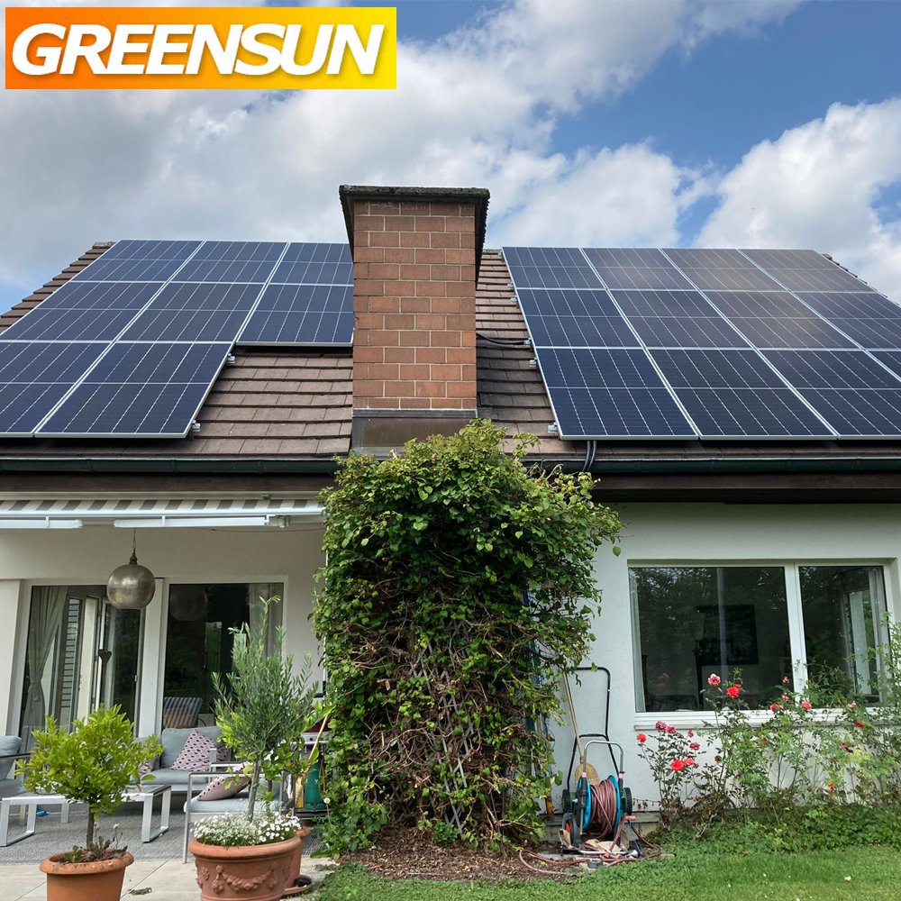 Hybrid solar system 10kw 15kw 20kw 25kw 30kw 40kw 50kw three phase 400v on grid off grid solar power system