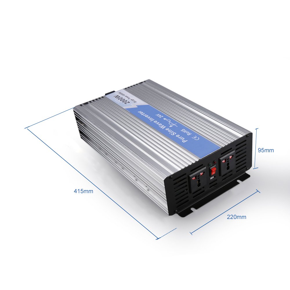 500W 1000W 1500W 2000W 3000W 5000W 12V 24V 48V to 110V 220V dc ac off grid solar inverter pure sine wave power inverters
