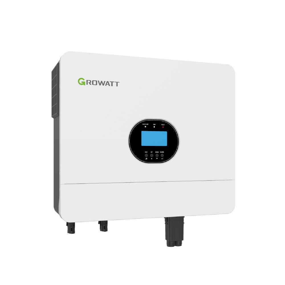 6KW 220V Hybrid Off Grid Solar System Growatt Inverter SPF 6000 ES Plus 2 MPPT WIFI 48V 6000W Off Grid Solar Inverter