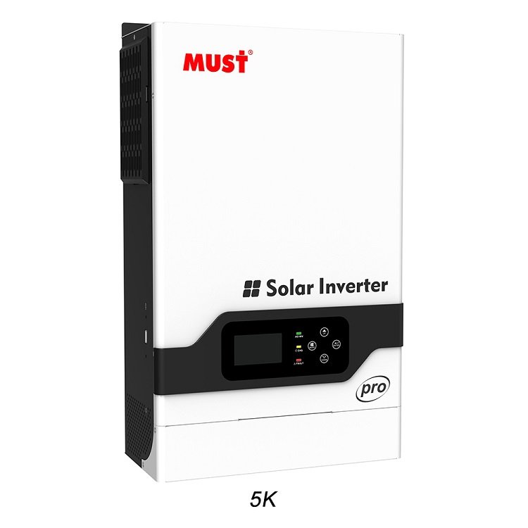 Must PV1800 Pro hybrid inverter 3.5KW 5.2KW Pure Sine Wave High Frequency Solar Inverter for off grid hybrd system
