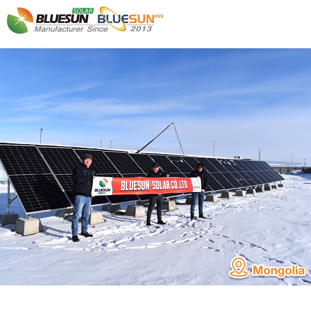 Bluesun 20KW Solar Power System 30KW 40KW 50KW 60KW 80KW 100KW Solar Energy Systems10KW 20KW Solar Panels System For Home