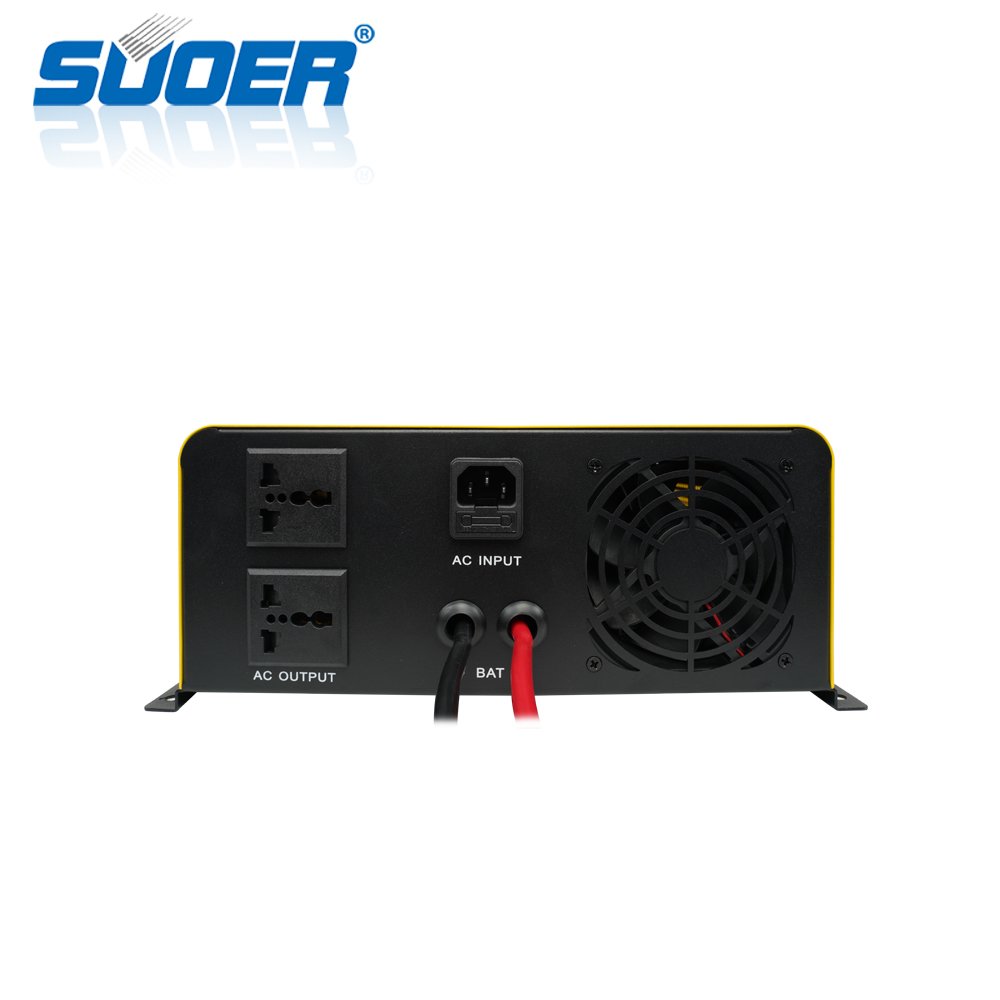 Suoer 12V 1500Va Low Frequency Pure Sine Wave Solar Inverter built-in Charger