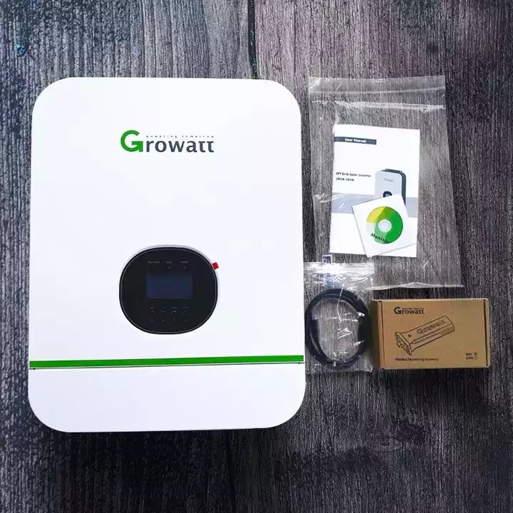 The best hybrid solar inverter 2023 growatt 5000w 5kw solar inverter off grid from industry