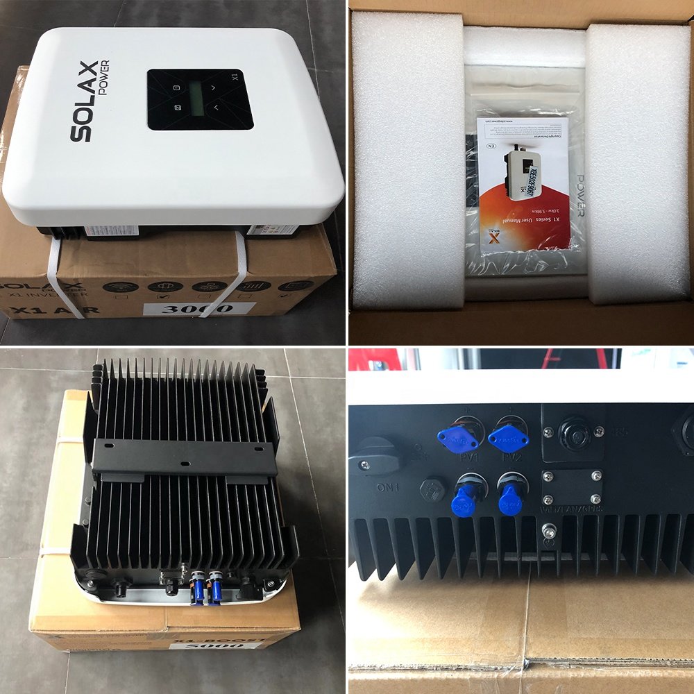 Solax X1 Boost On Grid Onduleur Solaire Hybride Power Inverter 6Kw 3Kw 5Kw 6Kw 10Kw 48V Pure Sine Wave Hybrid Solar Inverter