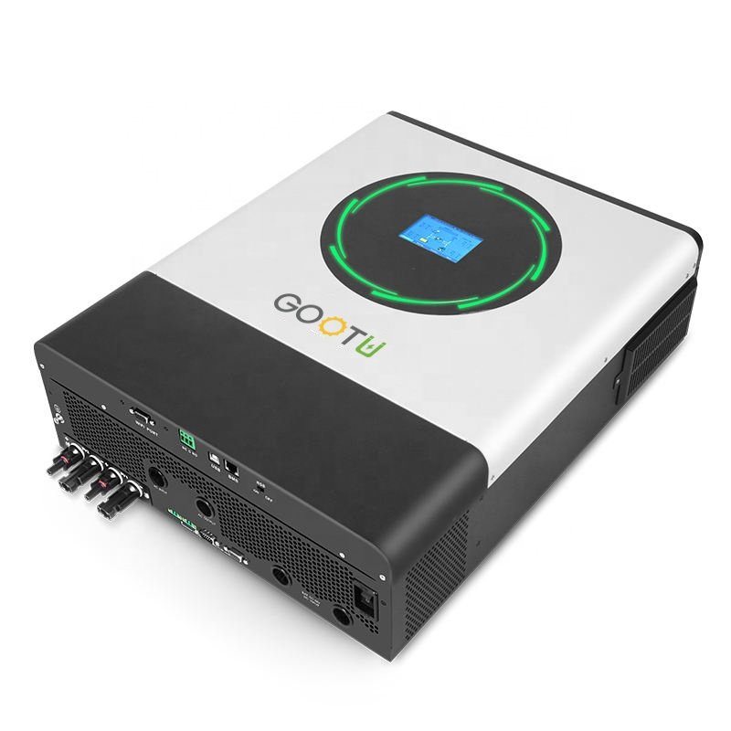 GOOTU 8kw Hybrid Solar Inverter On Off Grid Solar System Grid Tie Inverter With Battery Backup