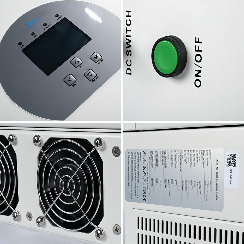 12 v cooler ac/dc 10000 watts 7.5kva 48v Hybrid Solar Inverter 5 kw 8 kw SUN-8K-SG01LP1-EU single Phase For Solar Storage System