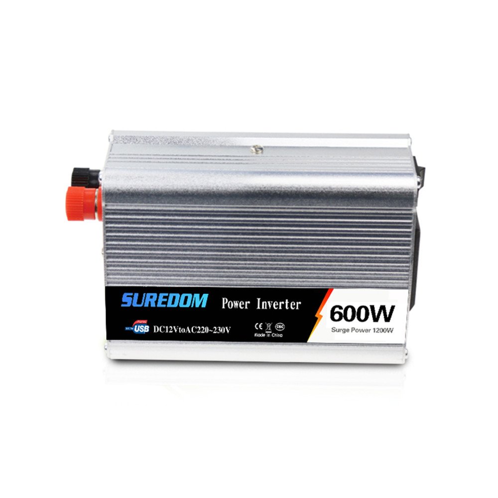 Mini Portable Car solar Inverter 500W 600W 800W ac12v 24v To dc 110v 220v With UBS Port