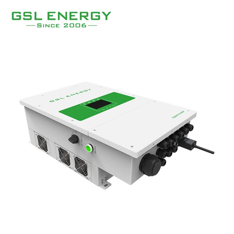 GSL ENERGY Best Power Hybrid Off/On Grid Split Phase 3 Phase Solar Inverter 3.6Kw 5Kw 6Kw 8Kw 12Kw split phase hybrid inverter