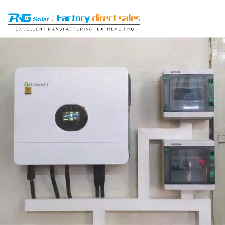 Solar Inverter 6KW 30VAC On/Off Grid with Built-In MPPT Pure Sine Wave for Solar System