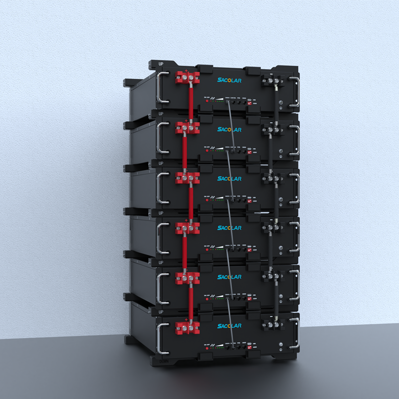 Lithium Battery For Solar Inverters Good Communication BMS 100Ah 48v