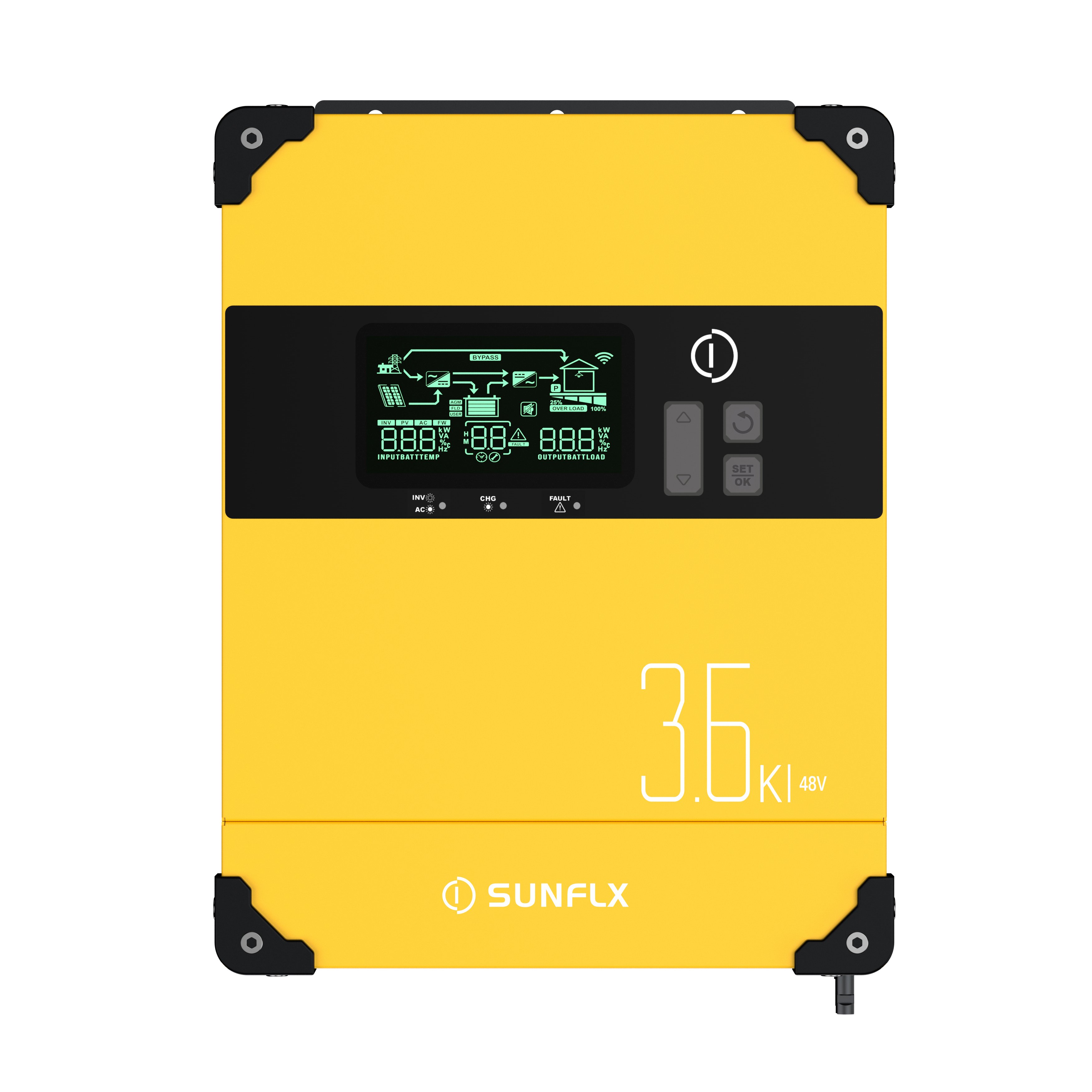 Sunflx off grid 48V 3600W 6000W System Off-Grid Storage Inverter 3.6kva Solar Inverter with mppt controller 48v 3600w
