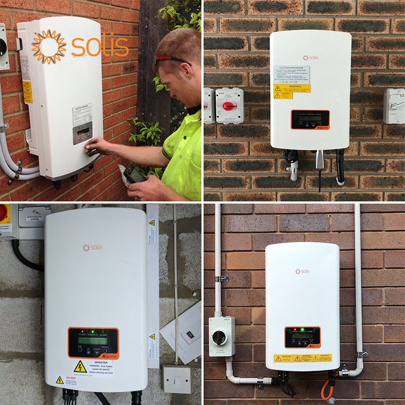 Solis Solar Inverter 4Kw 4.6Kw 5Kw 6Kw Inverter Grid Tie 230V Solar Power System Solar Power Inverters