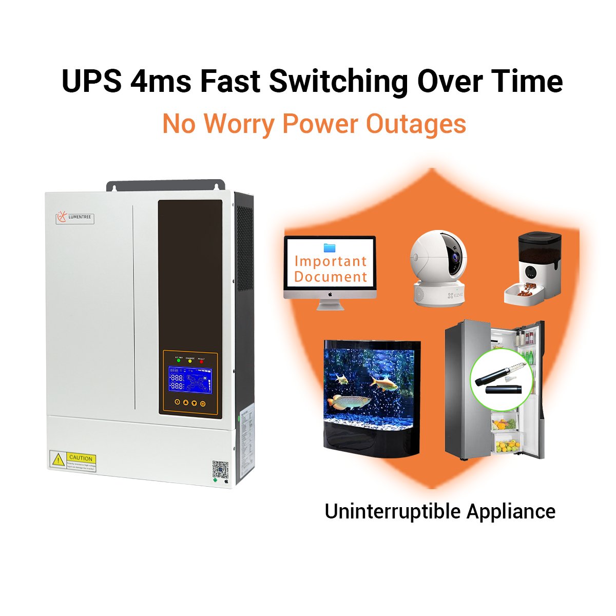 5kw 48v Hybrid Solar Inverter With Mppt Solar Power System Solar Inverters For Home Pure Sine Wave Energy Storage Inverters