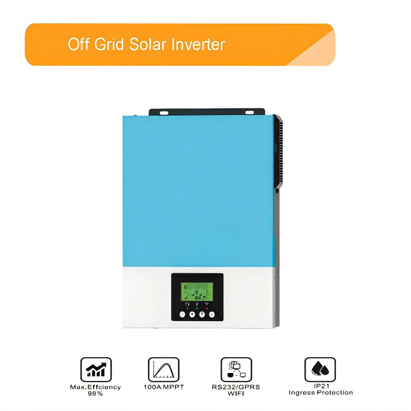 12Vdc 230Vac 1.5KVA 1500W Off Grid 1.5KW Solar Inverter With 80A MPPT use for home applications