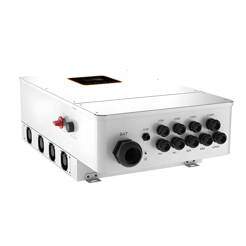 MEGAREVO Hybrid Solar Inverter 5KW 6KW 8KW 10KW Pure Sine Wave Frequency Split Phase Power Inverter For Solar System