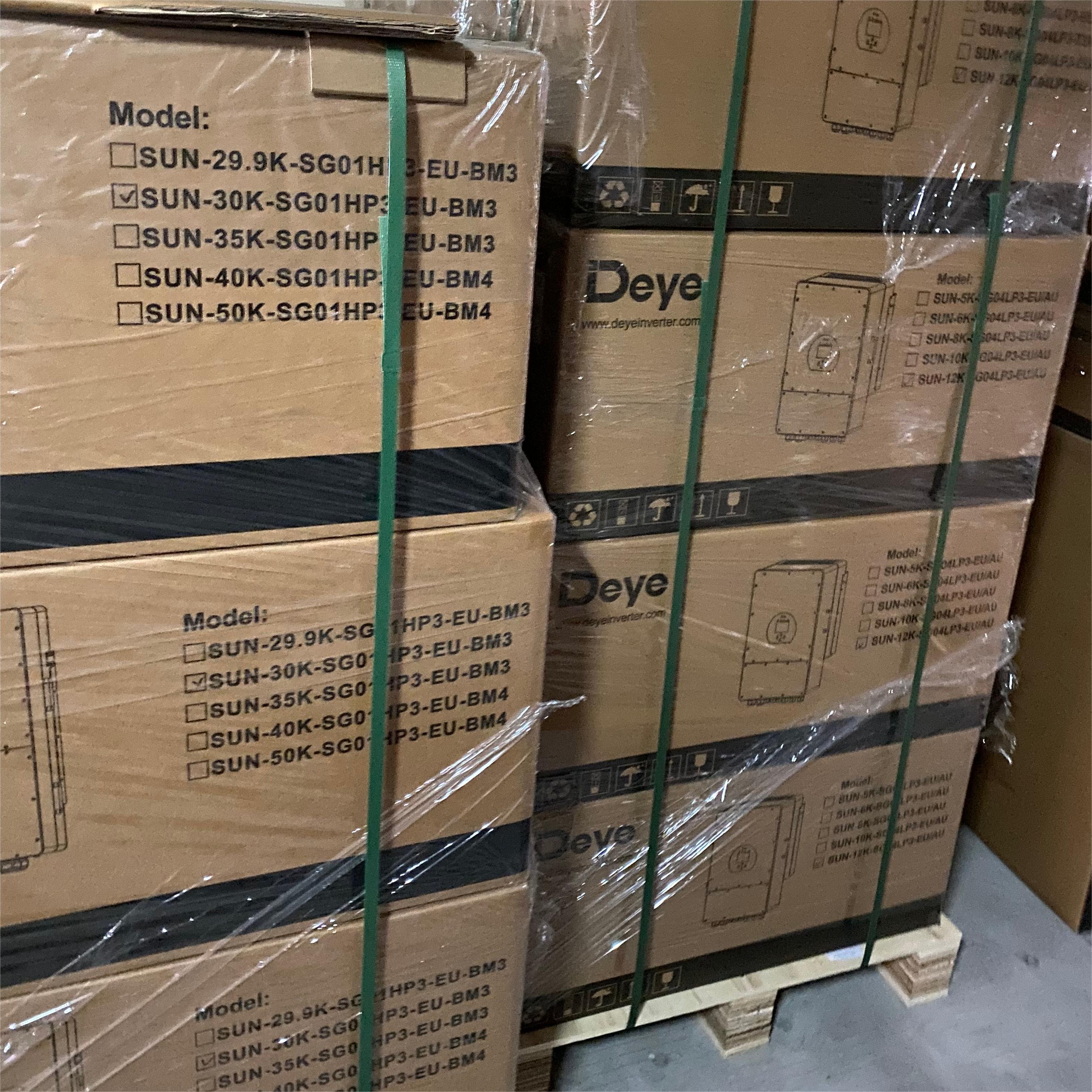 DEYE Hybrid Inverter DEYE SUN-5/6/8/10/12K-SG04LP3-EU 6-12KW Hybrid Solar Inverter Three Phase