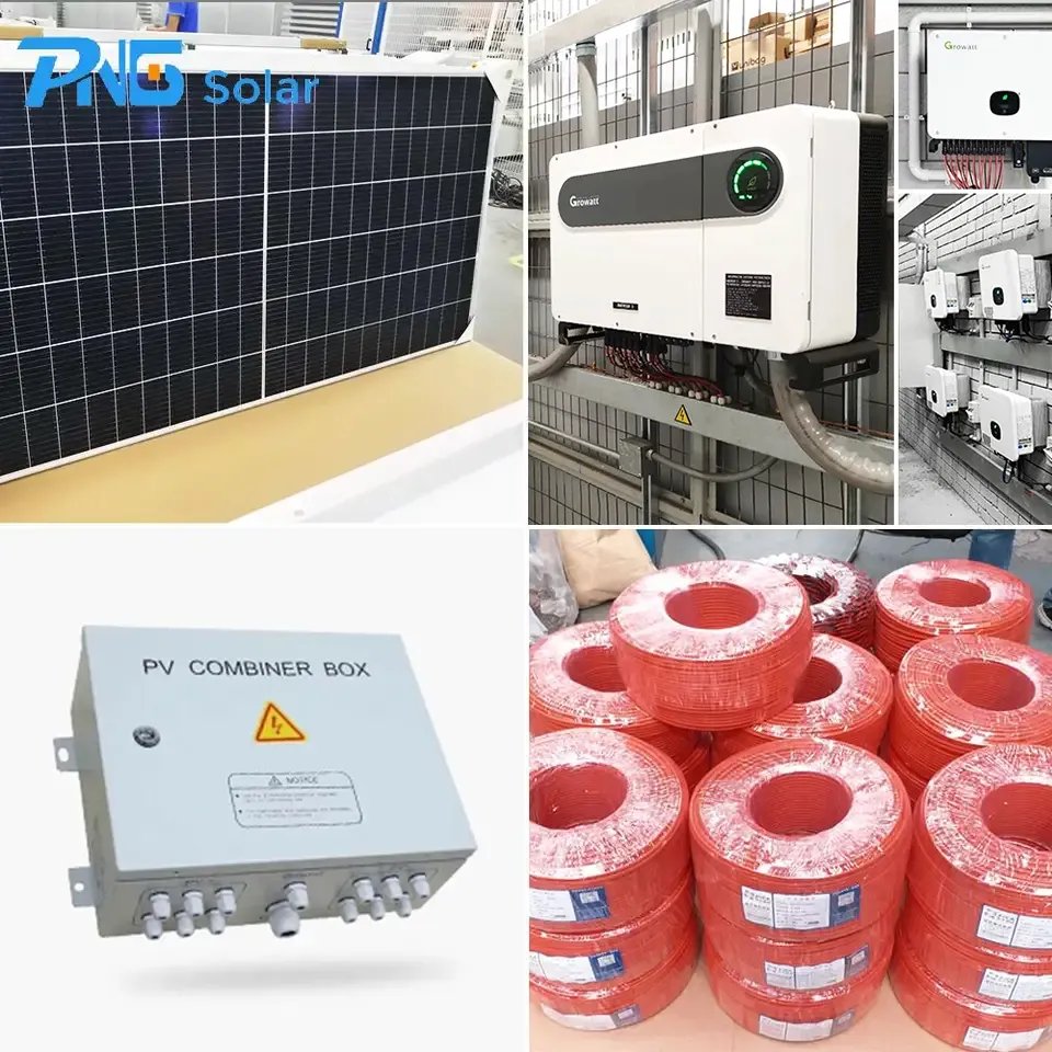 Solar Kit 7kw 8kw 9kw 10kw On Grid solar System With Growatt Sofar inverter High Power Generation