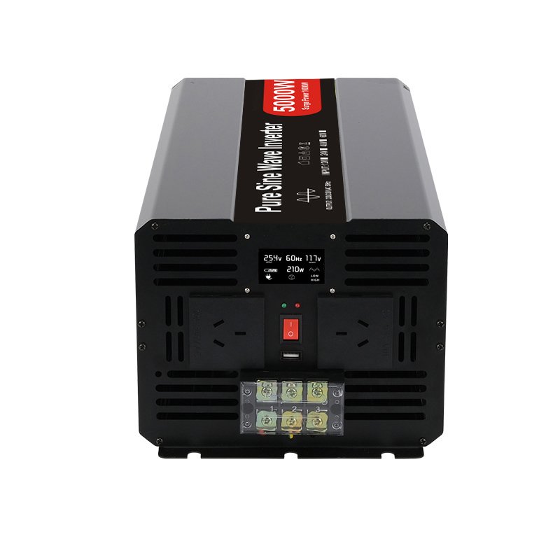 12V/24V/48V DC to 120/220/240V AC Pure Sine Wave Solar Inverter 5kw