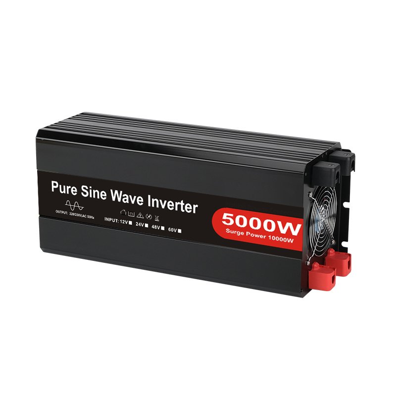 12V/24V/48V DC to 120/220/240V AC Pure Sine Wave Solar Inverter 5kw