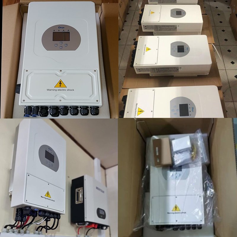 Deye Solar Power Inverter On Grid 3Phase Hybrid Wandler Single Phase Industrial And Commercial use Solar Inverter //