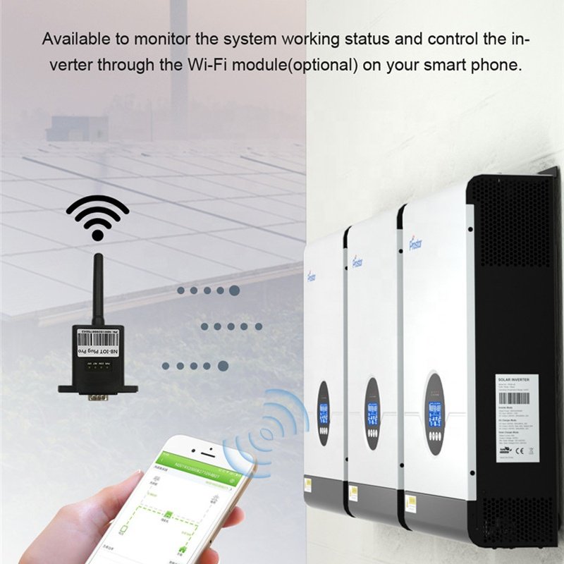 Prostar hybrid inverter solar system 3KW 5KW pure sine wave off grid tie inverter combined with Mppt solar charge controller