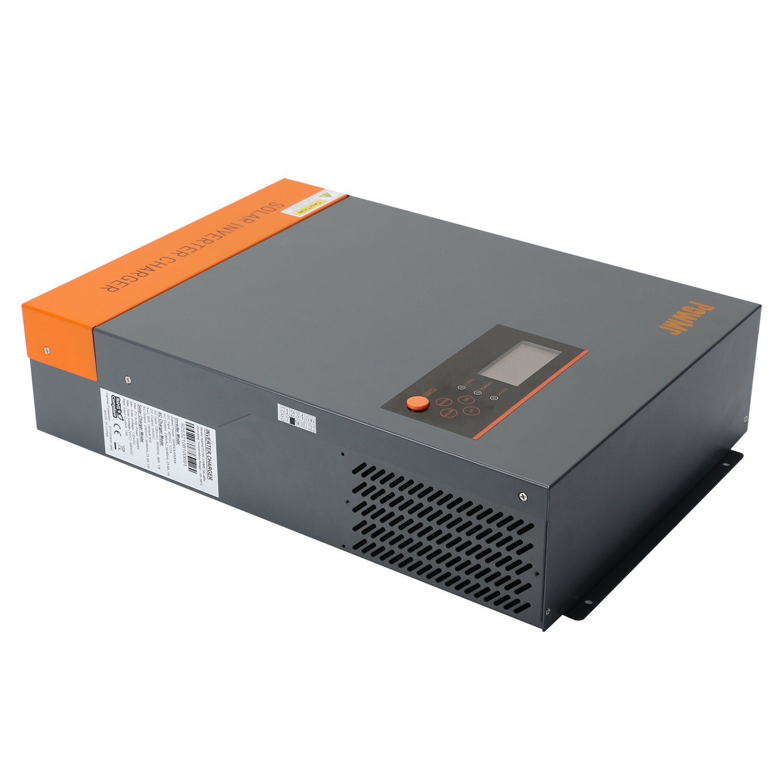 PowMr 3 Phase 5.5KW 48V 100A Solar Inverter Parallel 12 Units Hybrid Solar Inverter with mppt solar controller