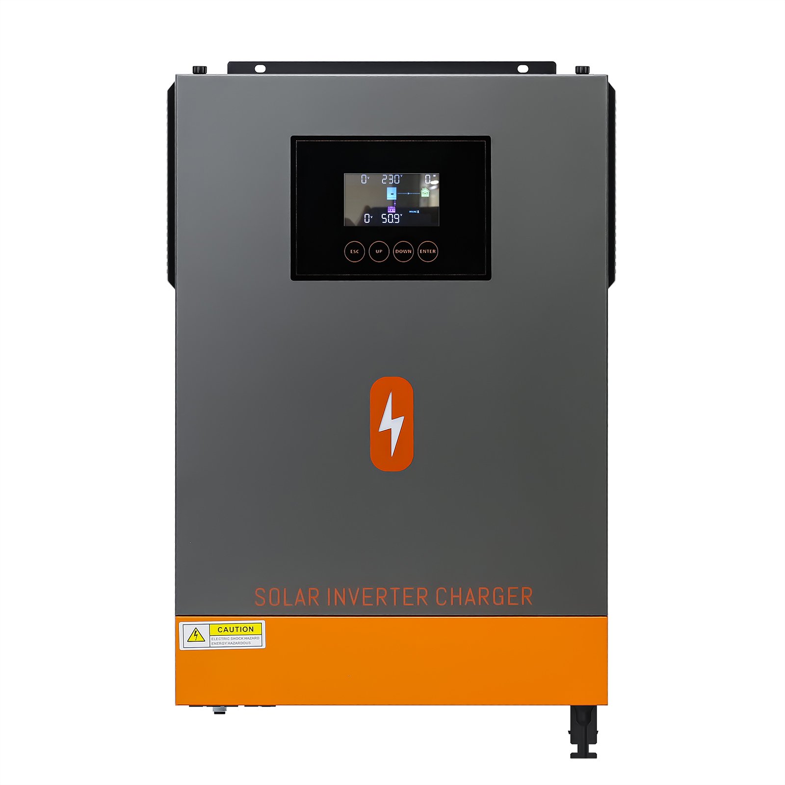 PowMr High Frequency 6.2KW 48V 4.2KW 24V 220V Inverter Charger Built-in 120A MPPT Pure Sine Wave Hybrid Solar Inverter